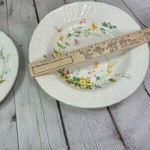 vintage Pamela by Mikasa renaissance 3 pc place setting cottage core floral 1980